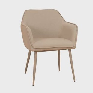 Bronx71 Scandinavische eetkamerstoel Elin taupe gerecyclede stof - Bronx71 Scandinavische eetkamerstoel Elin taupe gerecyclede stof -
