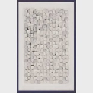 Schilderij Origami wit 74x104cm Kare Design