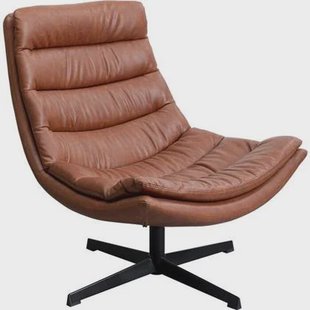 Kare Design Lido Draaibare Fauteuil - Bruin