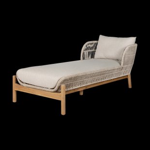 Teresa tuin loungestoel beige - met zitkussens