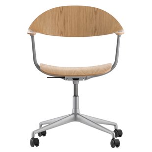 Vitra Mynt Bureaustoel Eiken/aluminium