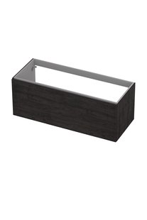 Onderkast INK 1 lade softclose met greep hout decor 120 cm x 48 cm x 45 cm Houtskool eiken 1258033