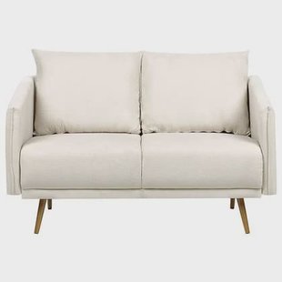 Beliani - MAURA - Tweezitsbank - Lichtbeige - Polyester