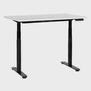 Beliani-DESTINAS-Elektrisch bureau-Wit|Zwart-120 cm-Spaanplaat Beliani-DESTINAS-Elektrisch bureau-Wit|Zwart-120 cm-Spaanplaat