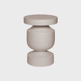 sweeek - Bijzettafel, hoofdeinde bank, nachtkastje in metaal, Ø30,5 x