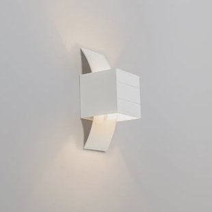QAZQA Set van 2 moderne wandlampen wit - Amy