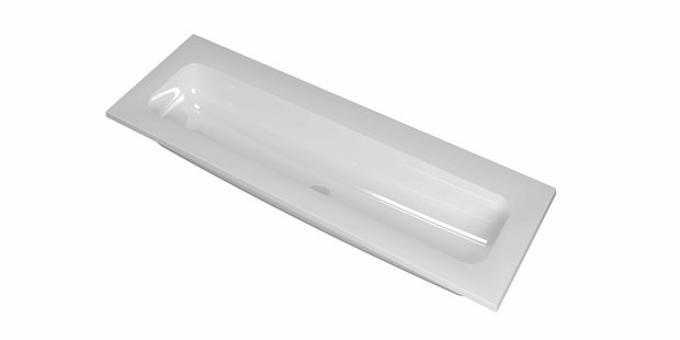 Wastafel INK Reflekt 1200x400x15 mm Glans wit 3407640