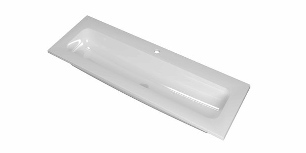 Wastafel INK Reflekt 1200x400x15 mm Glans wit 3407641