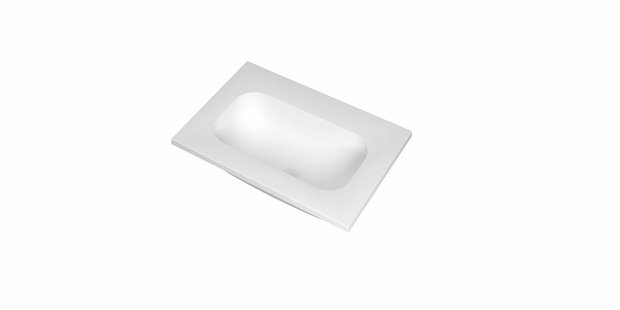 Wastafel INK Reflekt 600x400x15 mm Mat wit 3407700