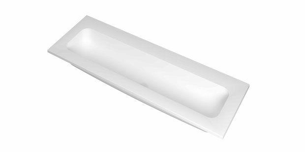 Wastafel INK Reflekt 1200x400x15 mm Mat wit 3407740