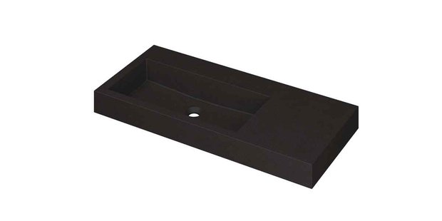Wastafel INK Momento 1000x450x90 mm Quartz zwart 3421235