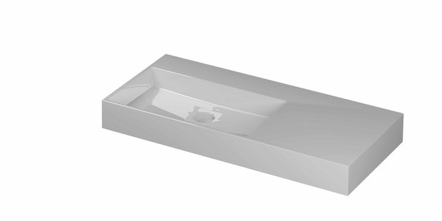 Wastafel INK United 1000x450x110 mm Glans wit 0206401