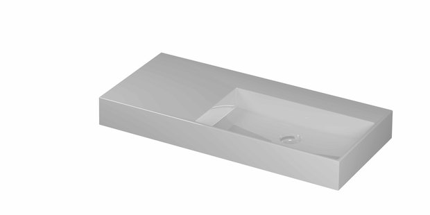 Wastafel INK United 1000x450x110 mm Glans wit 0206421