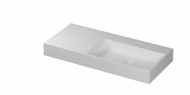 Wastafel INK United 1000x450x110 mm Mat wit 0206432