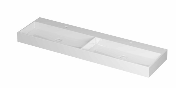 Wastafel INK United 1600x450x110 mm Glans wit 0206491