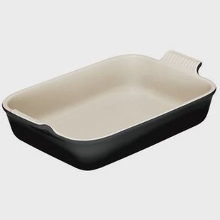 Le Creuset Heritage Ovenschaal B 26 x D 19 cm - Ebbenzwart