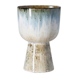 HKliving 70's Retro Bloempot - Ø 16,5 cm - Glacier HKliving 70's Retro Bloempot - Ø 16,5 cm - Glacier