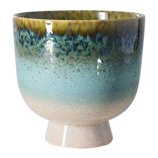 HKliving 70's Retro Bloempot - Ø 20,5 cm - Lagoon HKliving 70's Retro Bloempot - Ø 20,5 cm - Lagoon