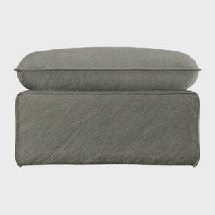 HKliving Nomad Hocker - Linnen - Army Green