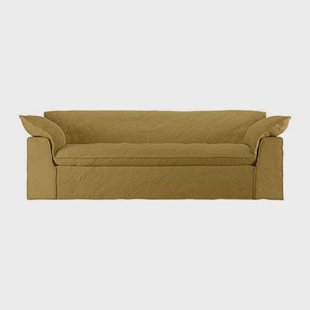 HKliving Nomad 3-zitsbank - Linnen - Burnt Ochre HKliving Nomad 3-zitsbank - Linnen - Burnt Ochre