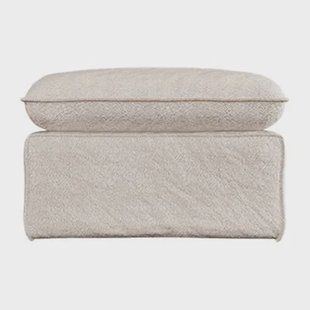 HKliving Nomad Hocker - Bouclé - Taupe