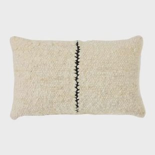 HKliving Natural Sierkussen 30 x 50 cm - Wool Striped