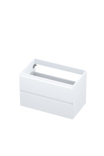 INK Onderkast 80x45 cm 2 lade greeploos gelakt