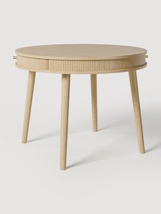 Ronde eettafel Calary met opbergruimte, in verschillende formaten