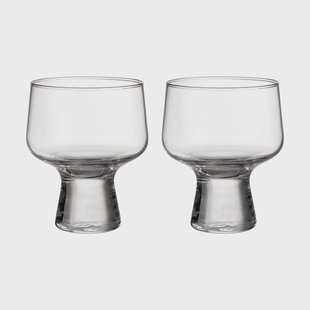 Iittala Solare glas op voet 29 cl 2-pack Helder