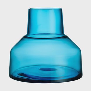 Iittala Solare vaas laag Ø22x20 cm Elektrisch blauw