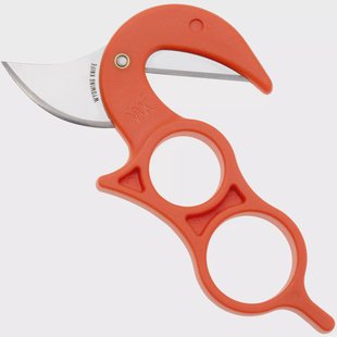 Wyoming Knife WY3 The Original Field Dressing Knife, Orange Polymer, ontweidingsmes, nylon schede