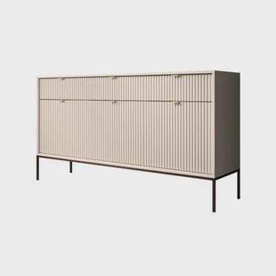Meubella - Dressoir Navil - Beige - 154 cm