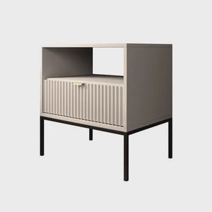 Meubella - Nachtkastje Navil - Beige