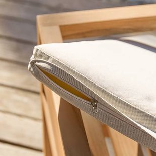 Tikamoon - Massief teakhouten tuinstoel Noah