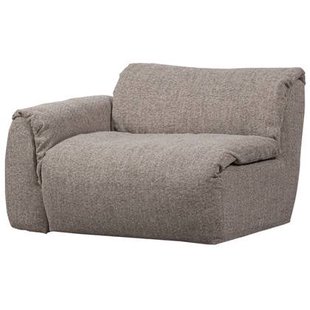 WOOOD Baggy 1-Zits Met Arm Links - Geweven Stof - Bruin Melange -