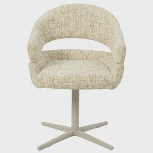 DÉJA Living - Eetkamerstoel Taupe Draaibaar - Milou - Set van 2