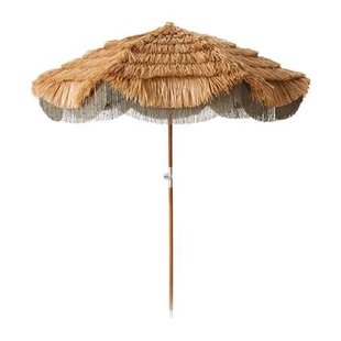 HKliving Serengeti Parasol Ø 192 cm - Raffia HKliving Serengeti Parasol Ø 192 cm - Raffia