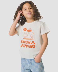 HEMA Kinder T-shirt Koningsdag gebroken wit (gebroken wit)