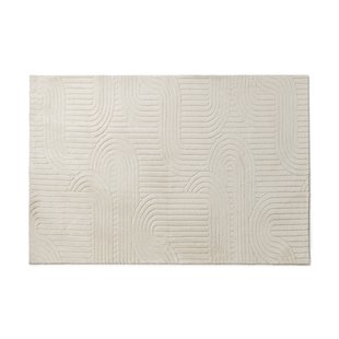 Vloerkleed wave - wit - 120x180 cm