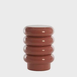 Light & Living Bijzettafel Mirogi - Rood - Ø30cm