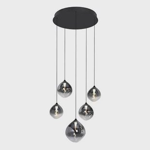 Atmooz Rosado Hanglamp - Ø55 x H170 cm - Organisch Grijs Glas Atmooz Rosado Hanglamp - Ø55 x H170 cm - Organisch Grijs Glas