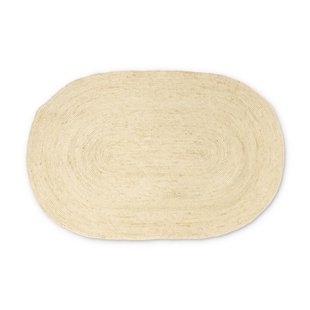 Vloerkleed riet ovaal - naturel - 120x180 cm