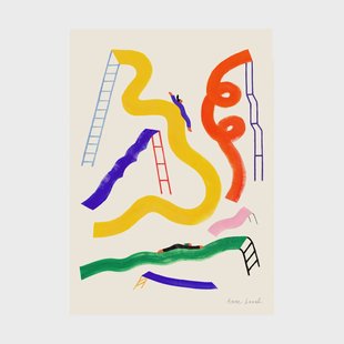 Paper Collective Glisser poster 50x70 cm