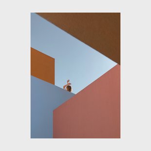 Paper Collective Angular Afternoon poster 30x40 cm