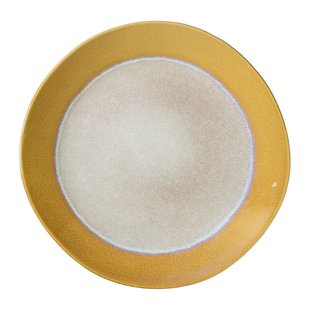 Dinerbord roots - oker - ø27.5x3 cm