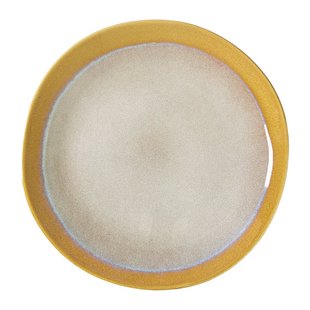 Ontbijtbord roots - oker - ø22x2.5 cm