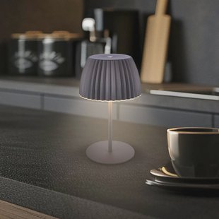 Briloner LED tafellamp Brilo unplugged Riffle, 36 cm, antraciet