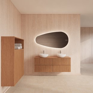 Badmeubelset Gliss Design Hybris Pure 140 cm Met Waskom