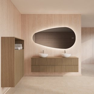 Badmeubelset Gliss Design Hybris Corn Silk 180 cm Met Waskom