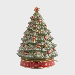 Villeroy & Boch Toy's Delight kerstboom met muziekdoos Wit-rood